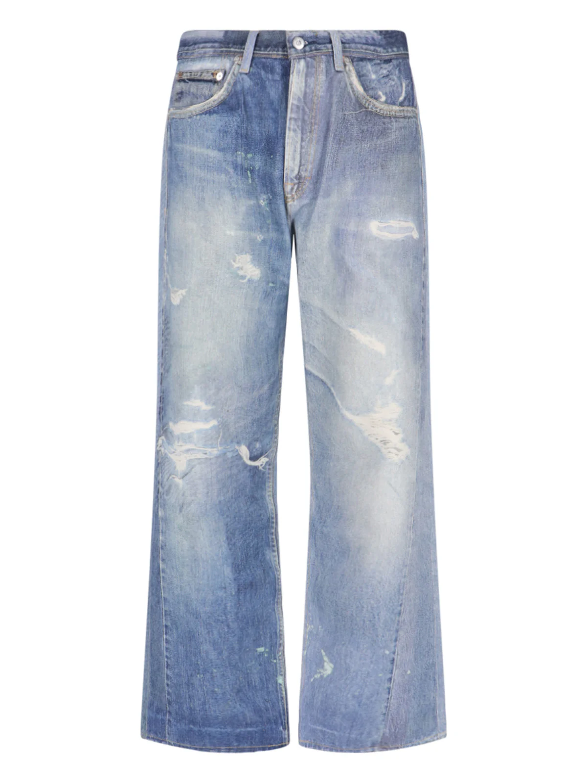 Our Legacy Digital Print Denim Jeans in 100% Cotton - Image 3