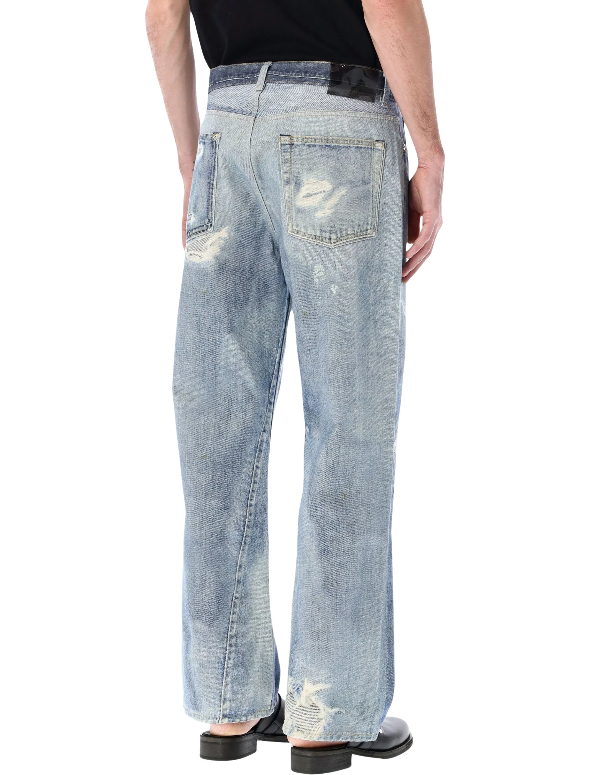 Our Legacy Men's Digital Print 100% Cotton Jeans - Image 4