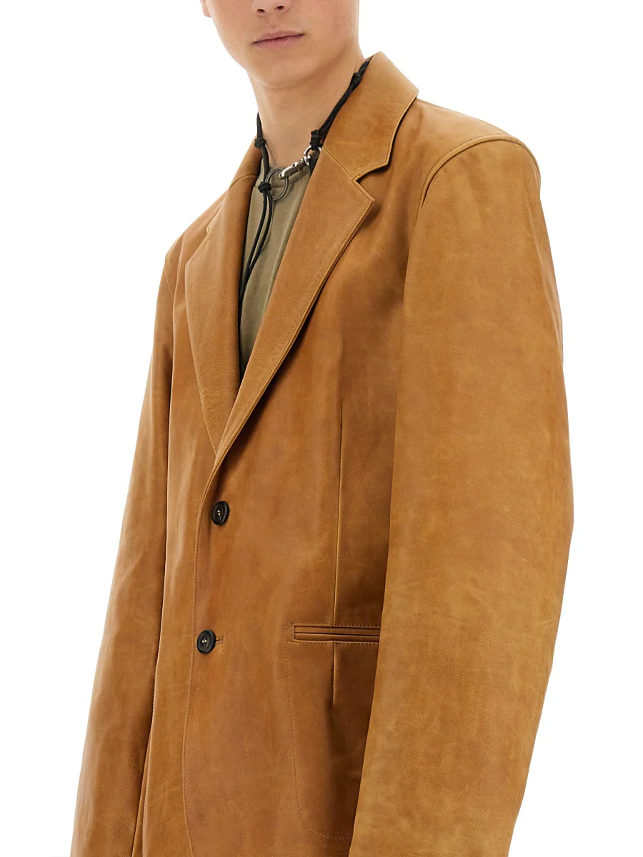 OUR LEGACY Opening Leather Blazer - Image 4