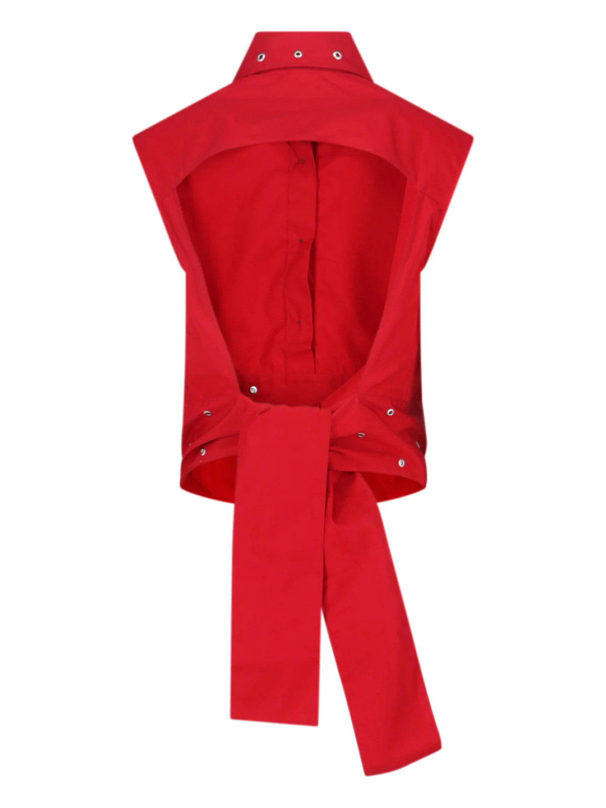 Our Legacy Smoke Mother-of-Pearl Button Poplin Top - Image 2