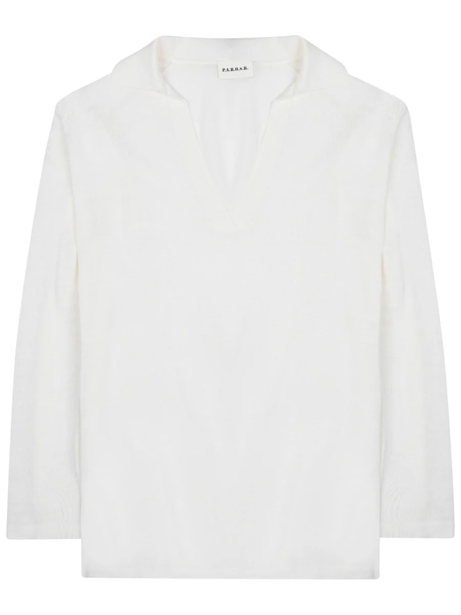 P.a.r.o.s.h. Linen-Viscose T-Shirt for Women |