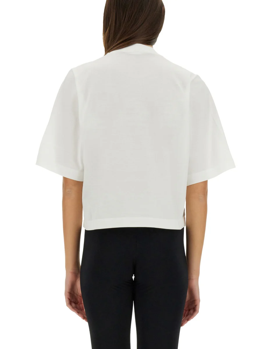 PALM ANGELS Classic Logo Cropped T-Shirt - Image 3