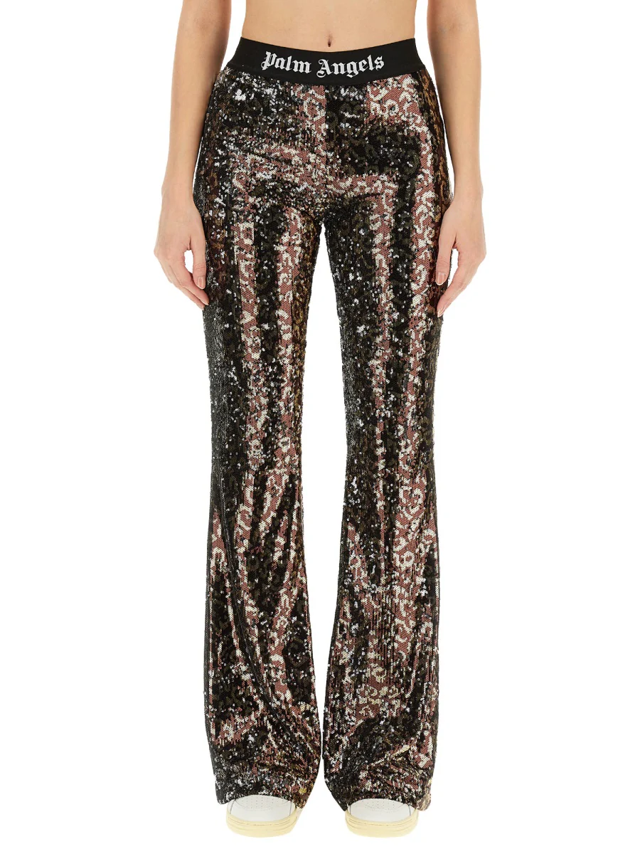 PALM ANGELS Flare Fit Pants