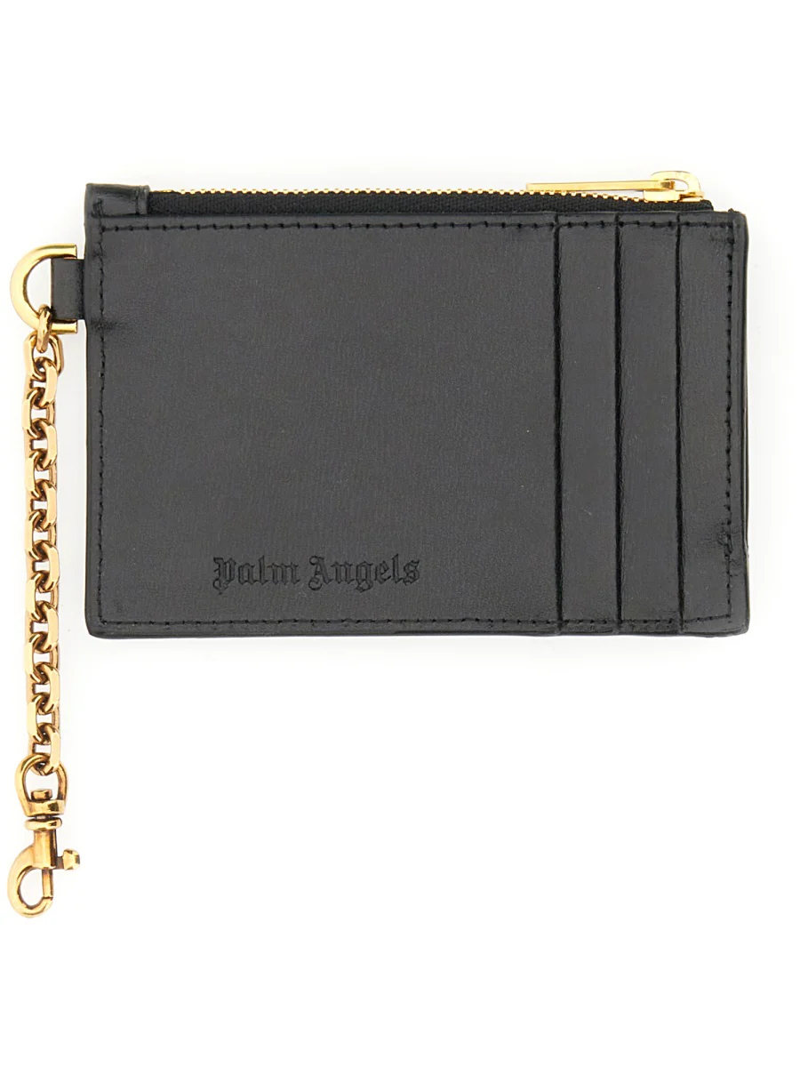 PALM ANGELS Leather Cardholder - Image 2