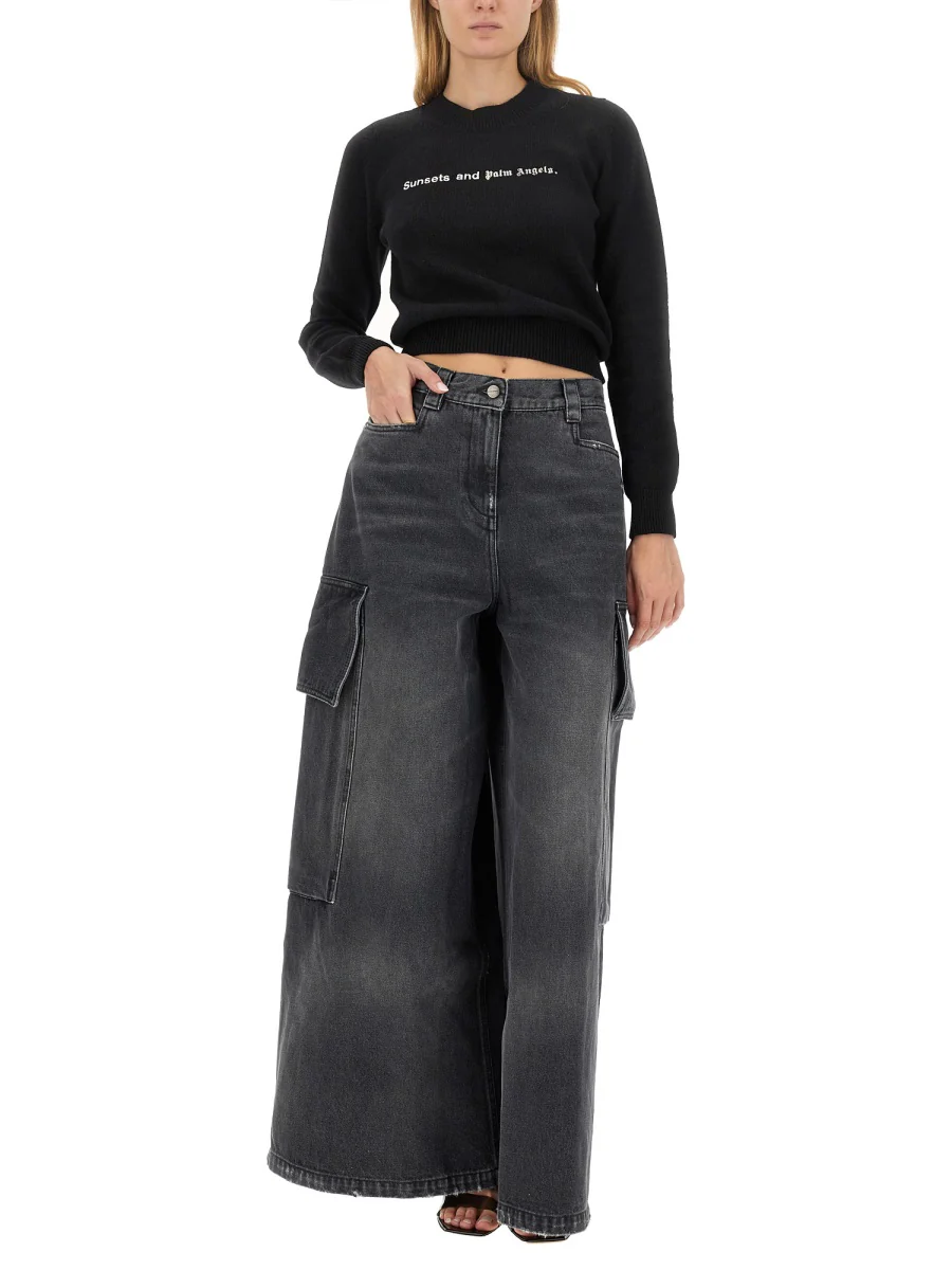 PALM ANGELS Sunset Wool Blend Jumper - Image 2