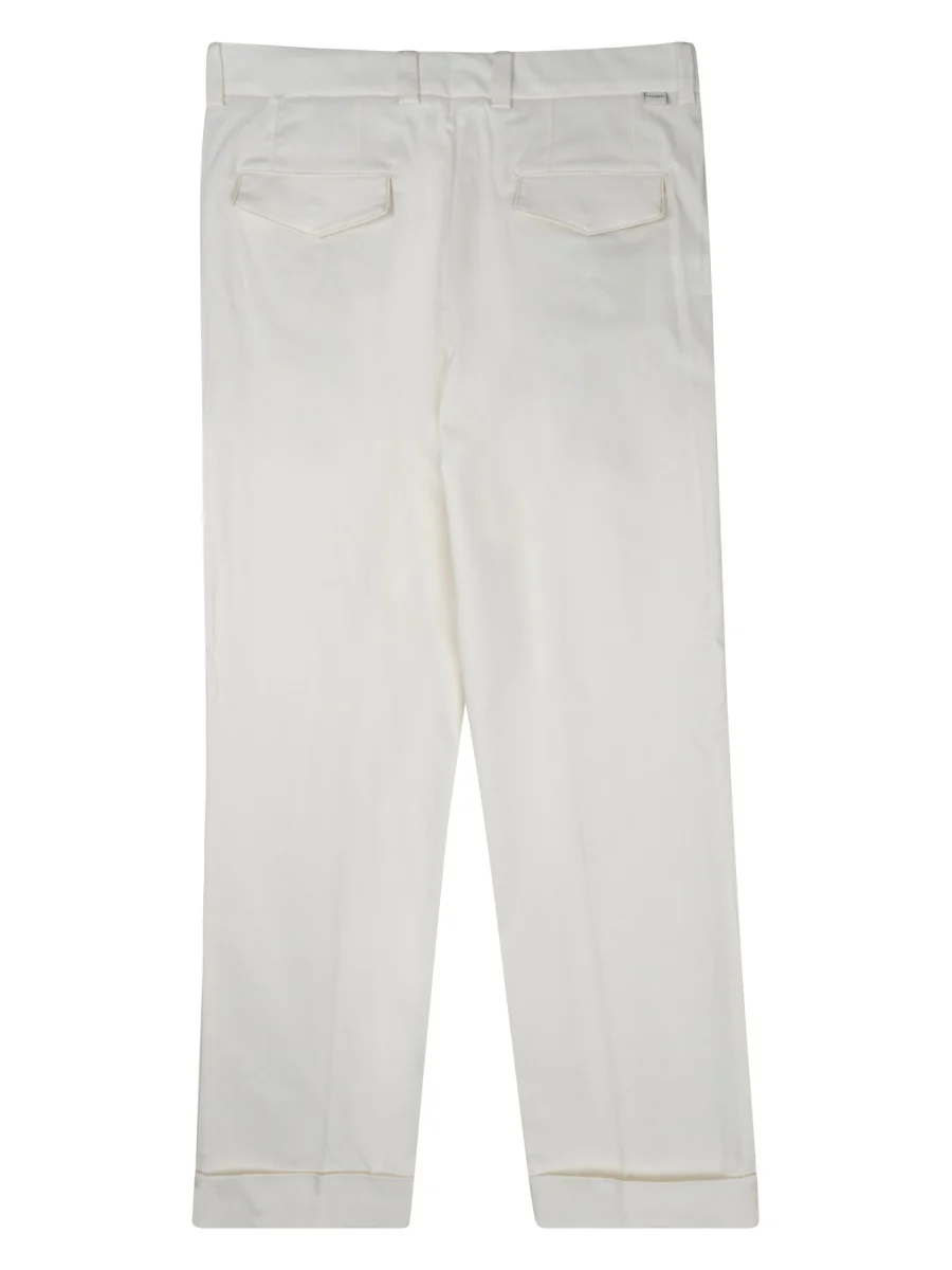 Paolo Pecora Milano Men's Stretch Cotton Trousers - Image 2