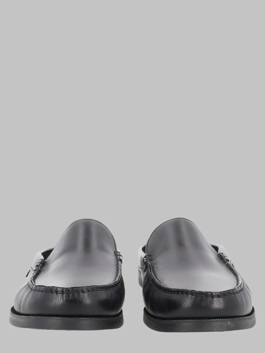 Paraboot Men's Leather Loafers with Rubber Sole