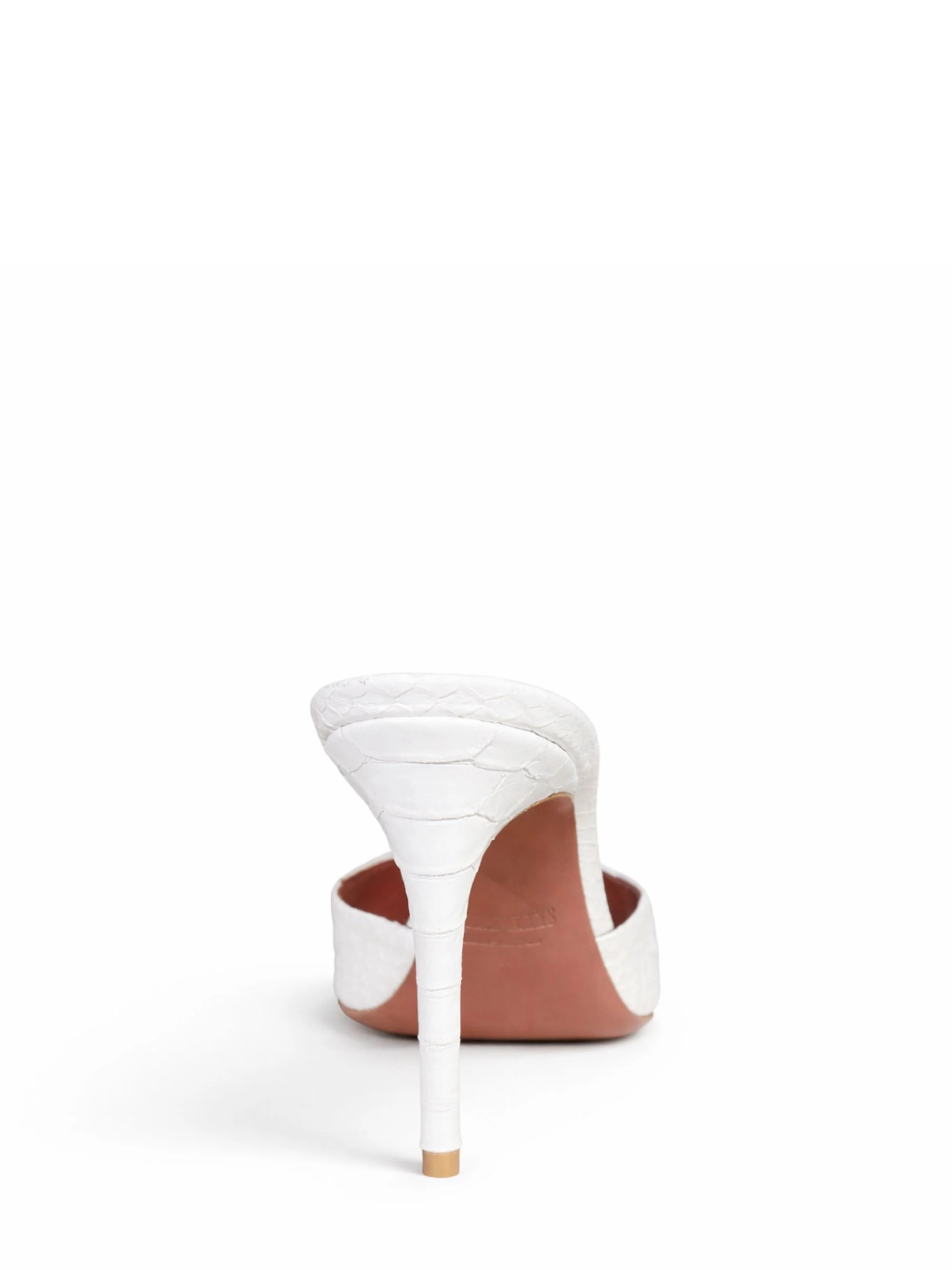 Paris Texas Elegant Heeled Sandals with Crocodile Effect - 85 mm - Image 3