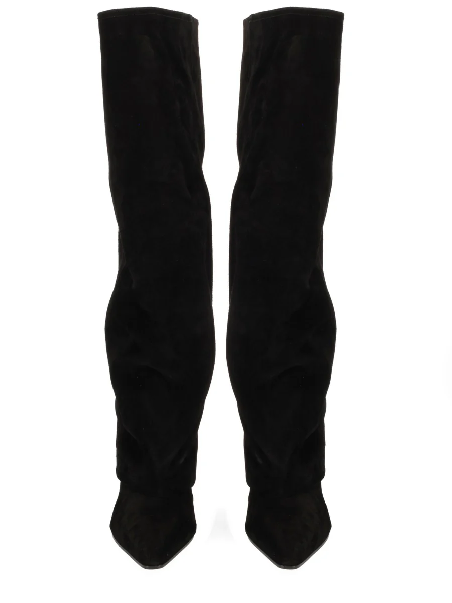 PARIS TEXAS Pointed Suede Boots - Image 2
