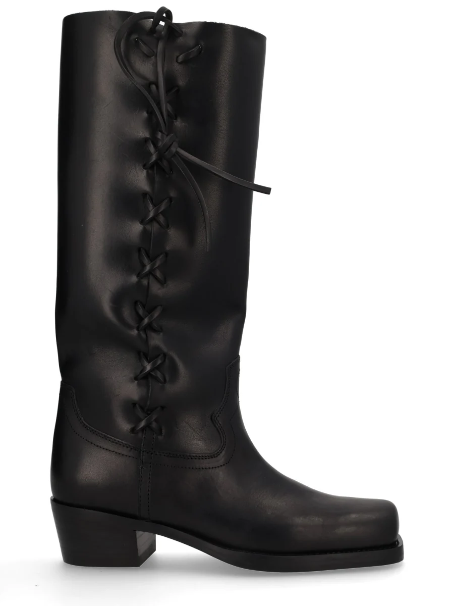 PARIS TEXAS Roxanne Leather Knee-high Boots - Image 5