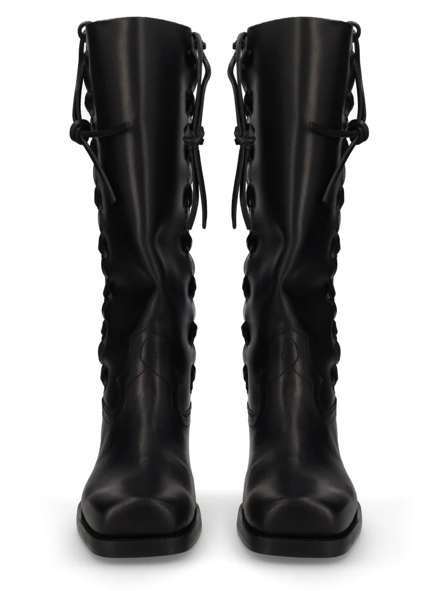 PARIS TEXAS Roxanne Leather Knee-high Boots - Image 7