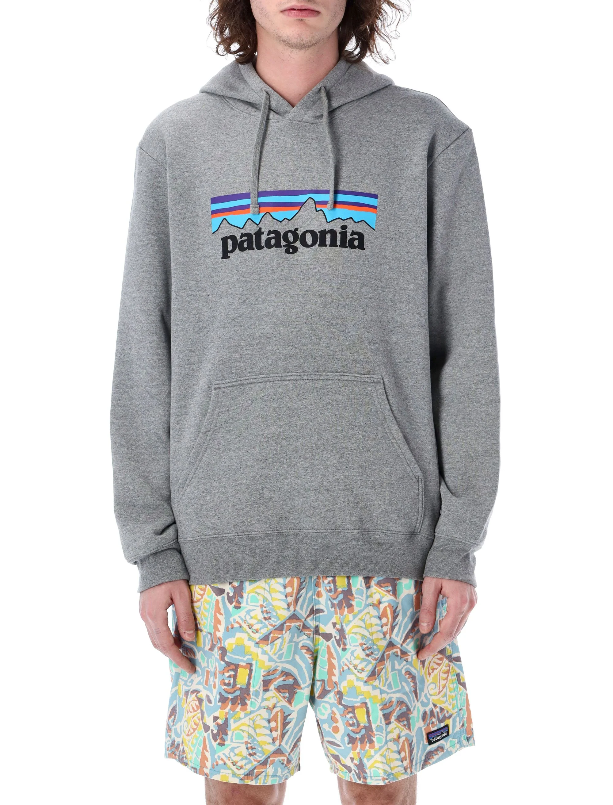 Patagonia P-6 Logo Recycled Cotton-Polyester Hoodie