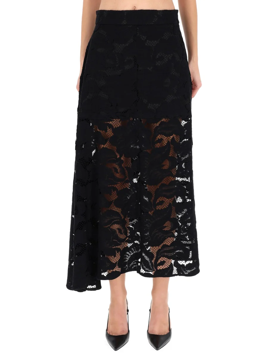 PATOU Asymmetric Midi Skirt - Image 5
