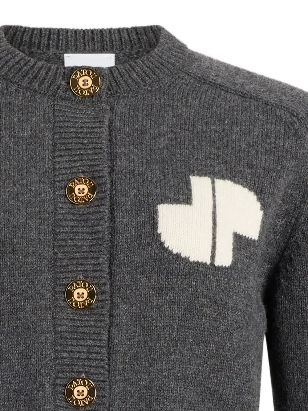 PATOU Cardigan with Logo - Image 2