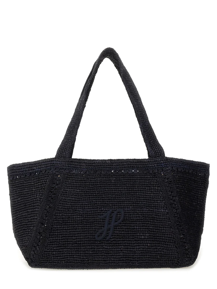 PATOU Large JP Monogram Trapeze-design Tote Bag - Image 4