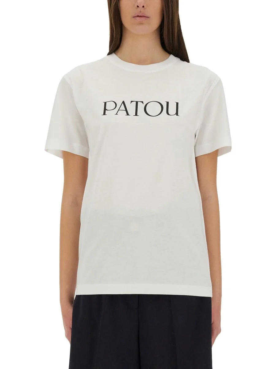 PATOU Logo T-shirt in Organic Cotton