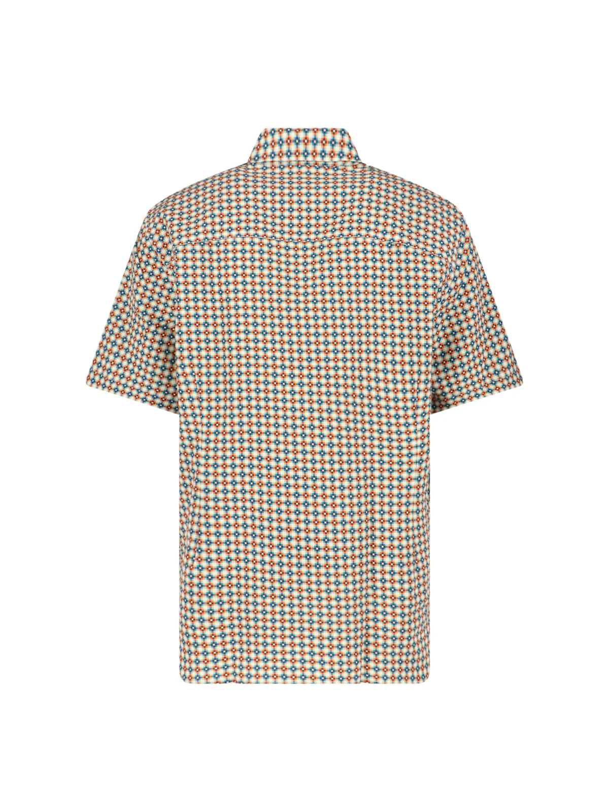 Paul Smith Men’s Multicolor-Style Lyocell & Cotton Shirt - Image 2