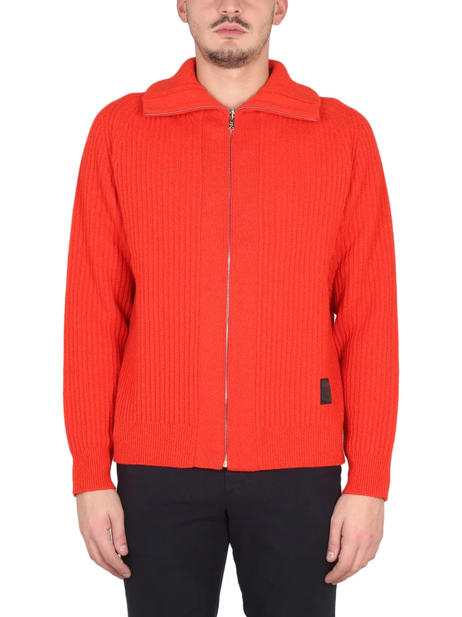 PAUL SMITH Wool Zipper Cardigan