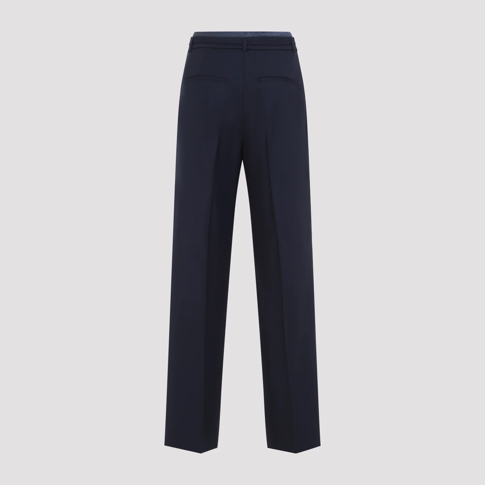 Peserico Belted Regular & Straight-Leg Wool Pants - Image 4