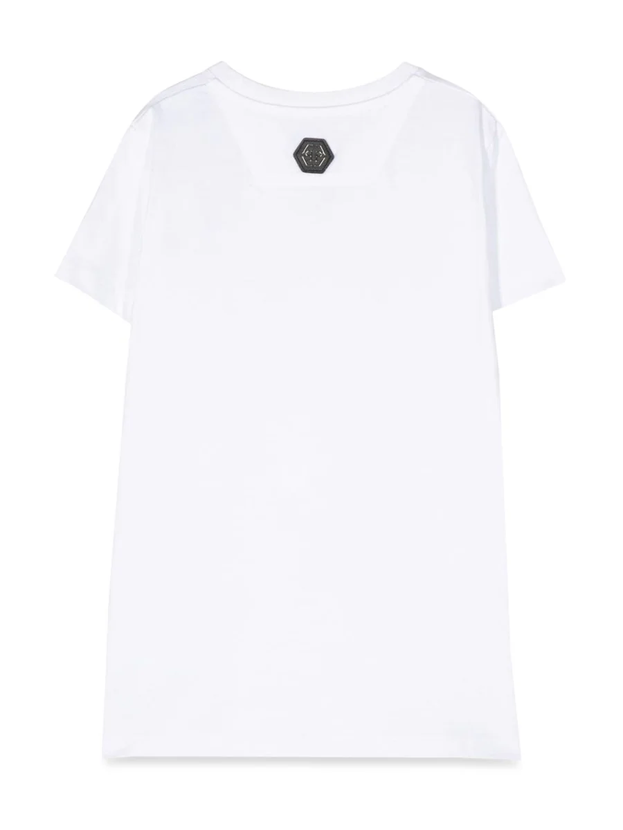Philipp Plein Maxi Skull Graphic T-Shirt for Boys - Image 2
