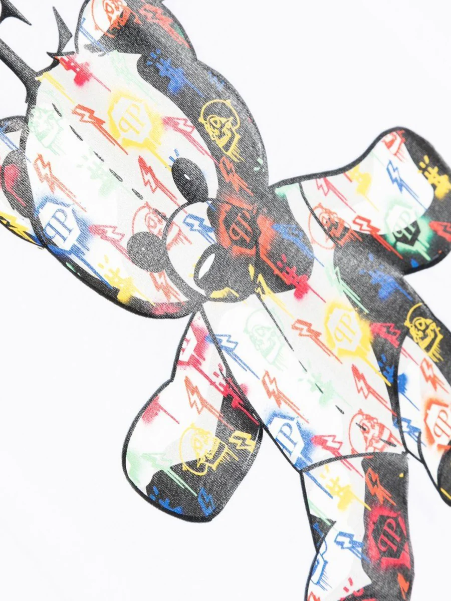 Philipp Plein Maxi T-Shirt Bear for Boys - Image 3