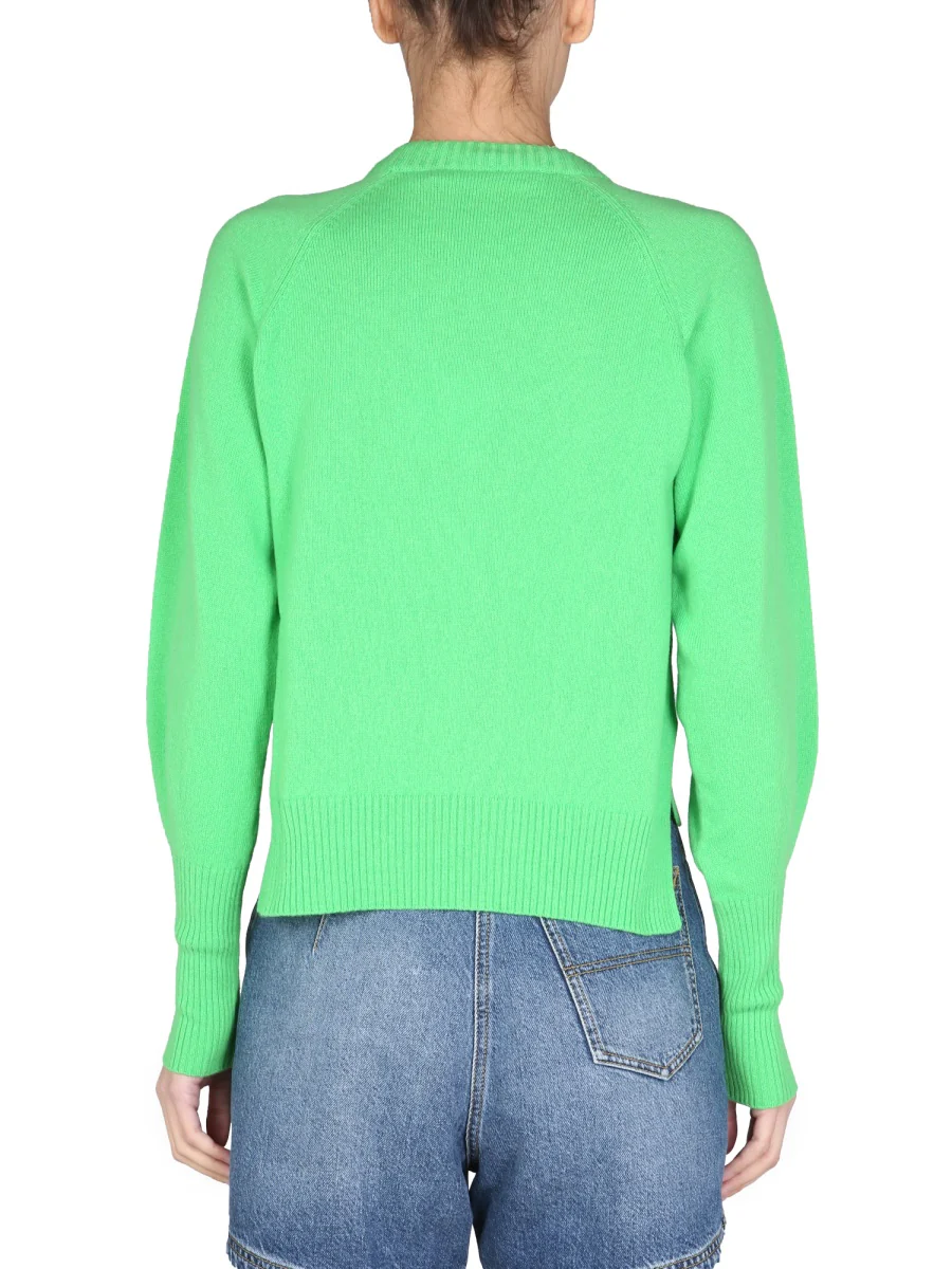 PHILOSOPHY DI LORENZO SERAFINI Crew Neck Logo Inlay Sweater - Image 3