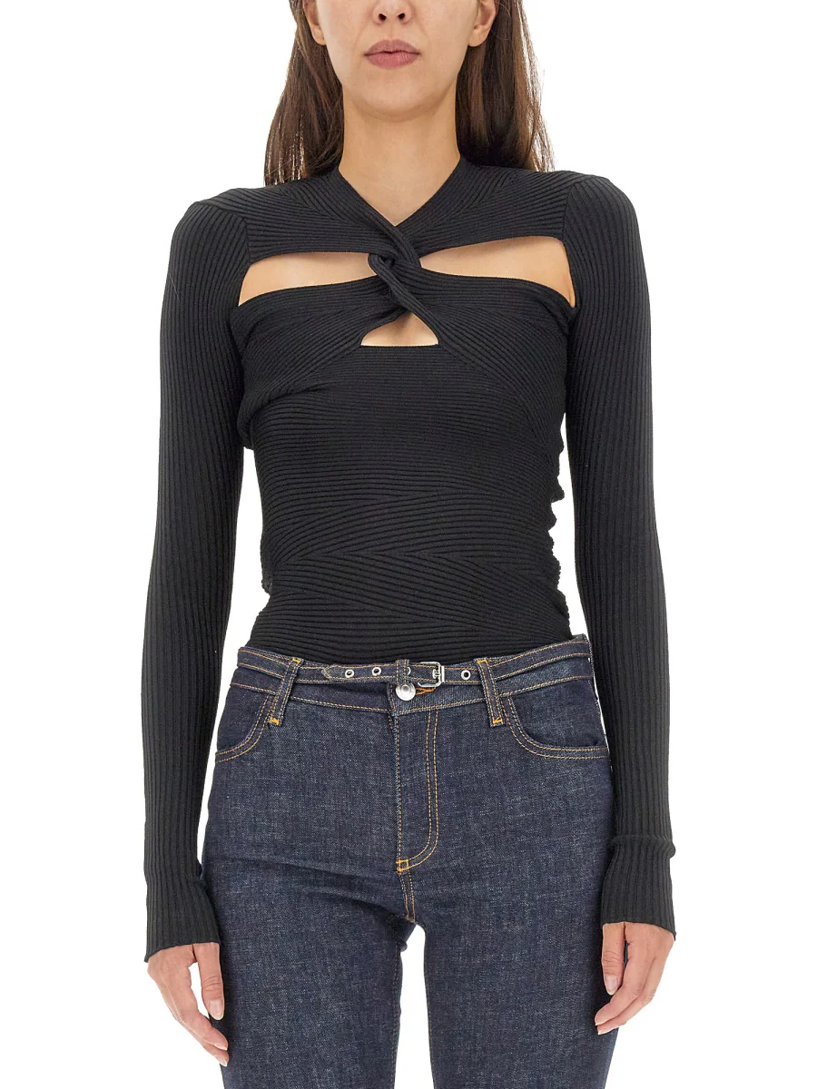 PHILOSOPHY DI LORENZO SERAFINI Mini Dress with a Scar