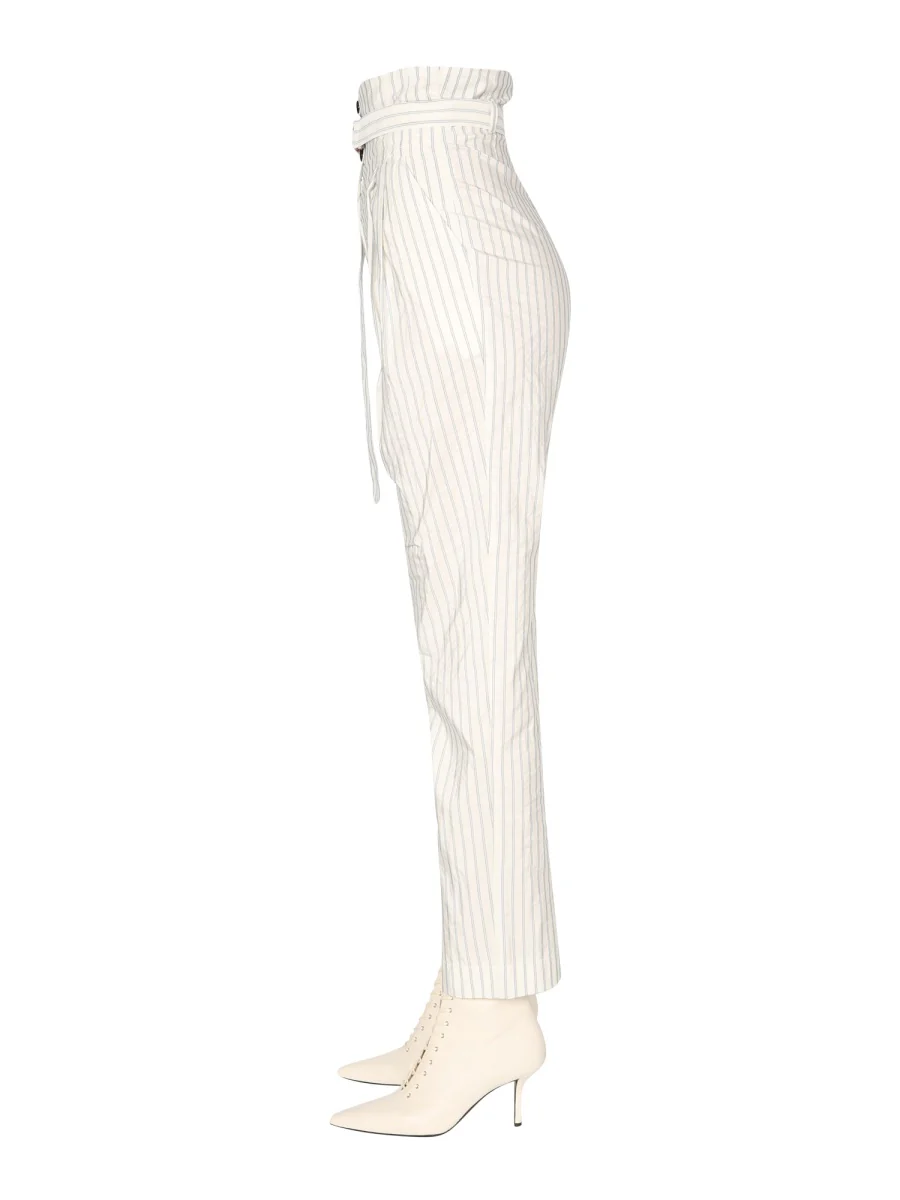 PHILOSOPHY DI LORENZO SERAFINI Striped Taffeta Trousers - Image 3
