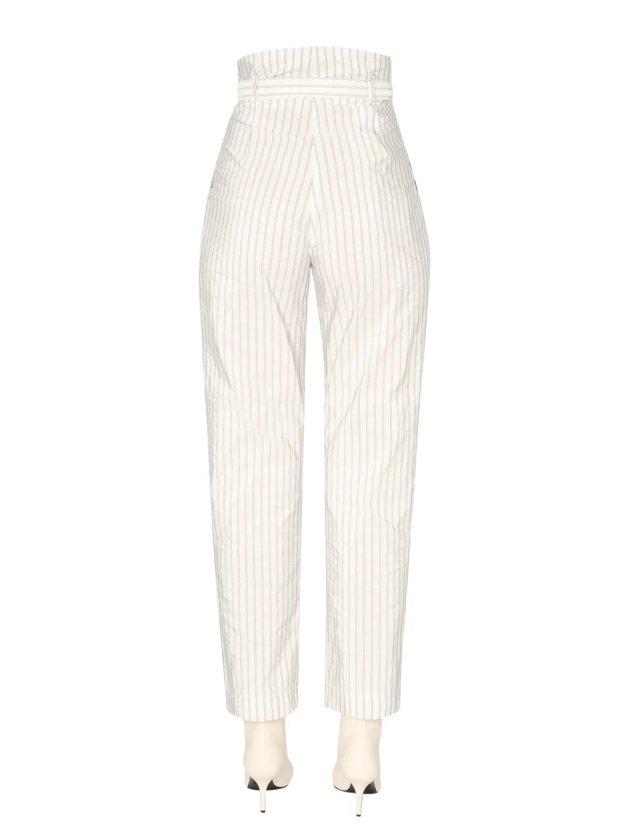 PHILOSOPHY DI LORENZO SERAFINI Striped Taffeta Trousers - Image 4