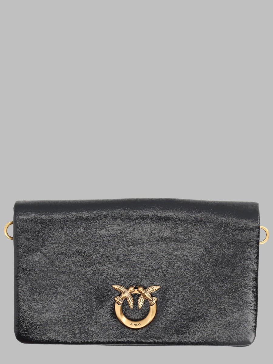 Pinko Mini Clutch with Chic Leather Accents