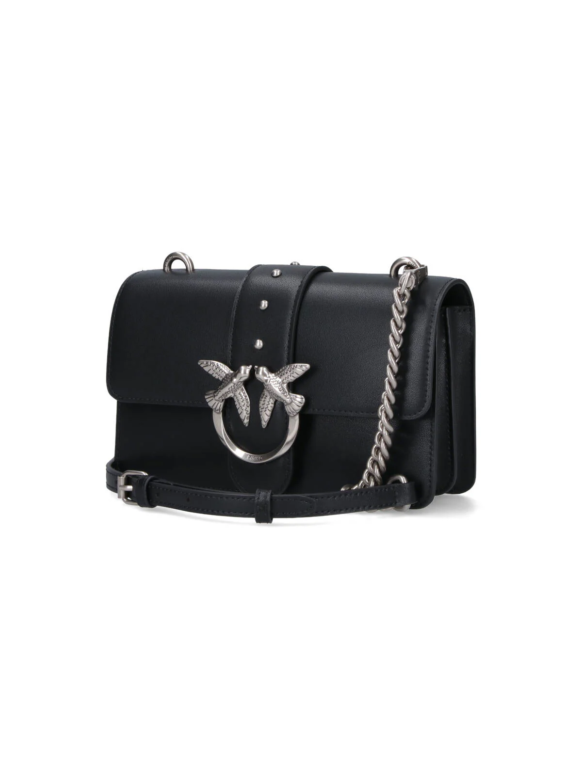 Pinko Women’s Leather Crossbody Bag with Cotton Lining - Image 4