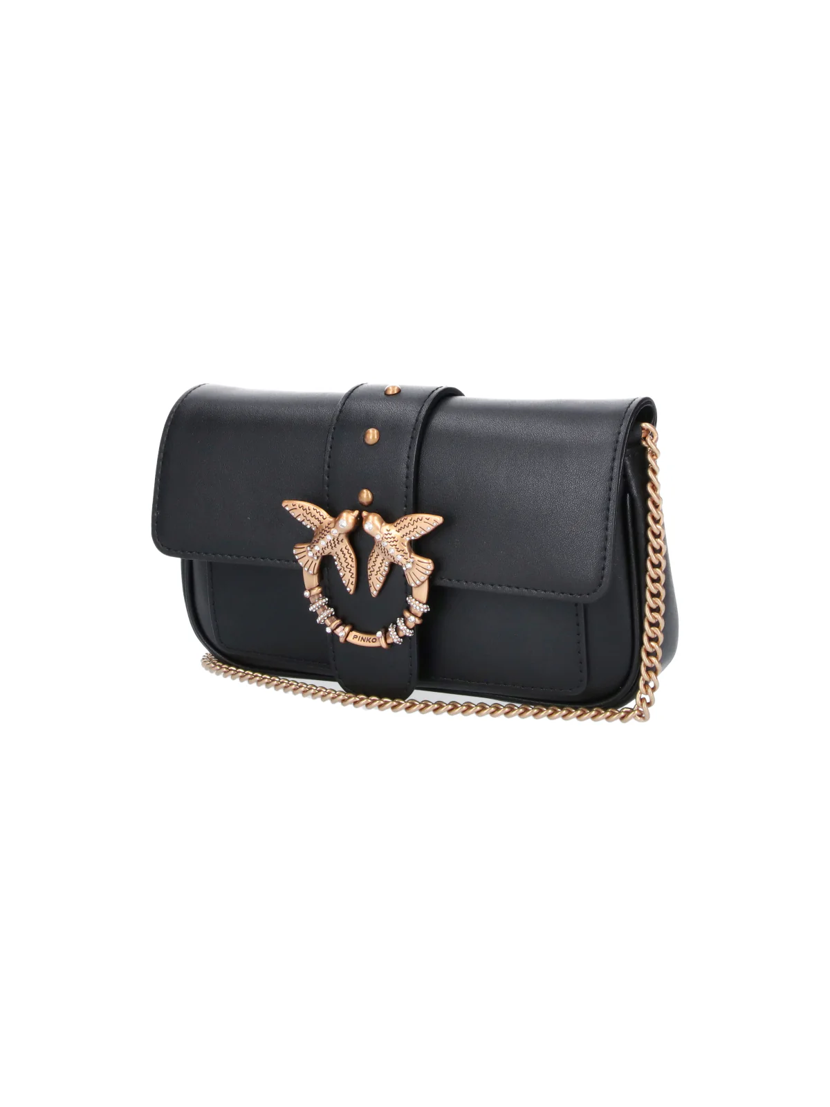 Pinko Women’s Leather-Style Crossbody Handbag with Cotton-Lined Interior - Image 2