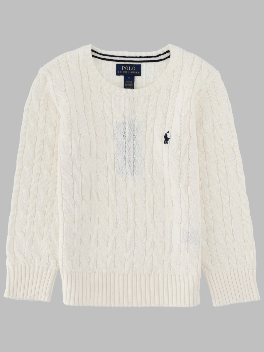 Polo Ralph Lauren Baby Cable-Knit Long-Sleeve Sweater