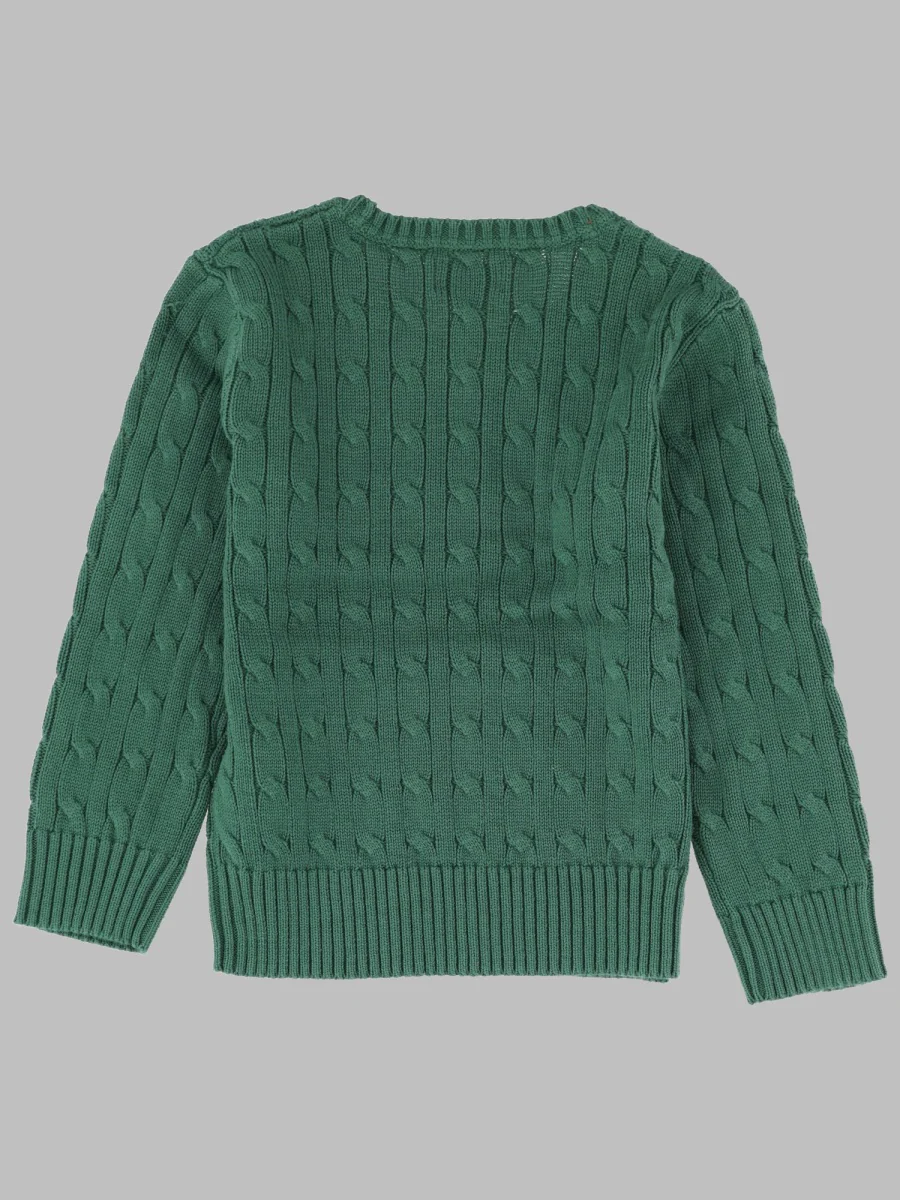 Polo Ralph Lauren Cable Knit Long Sleeve Mini Sweater for Baby - Image 3