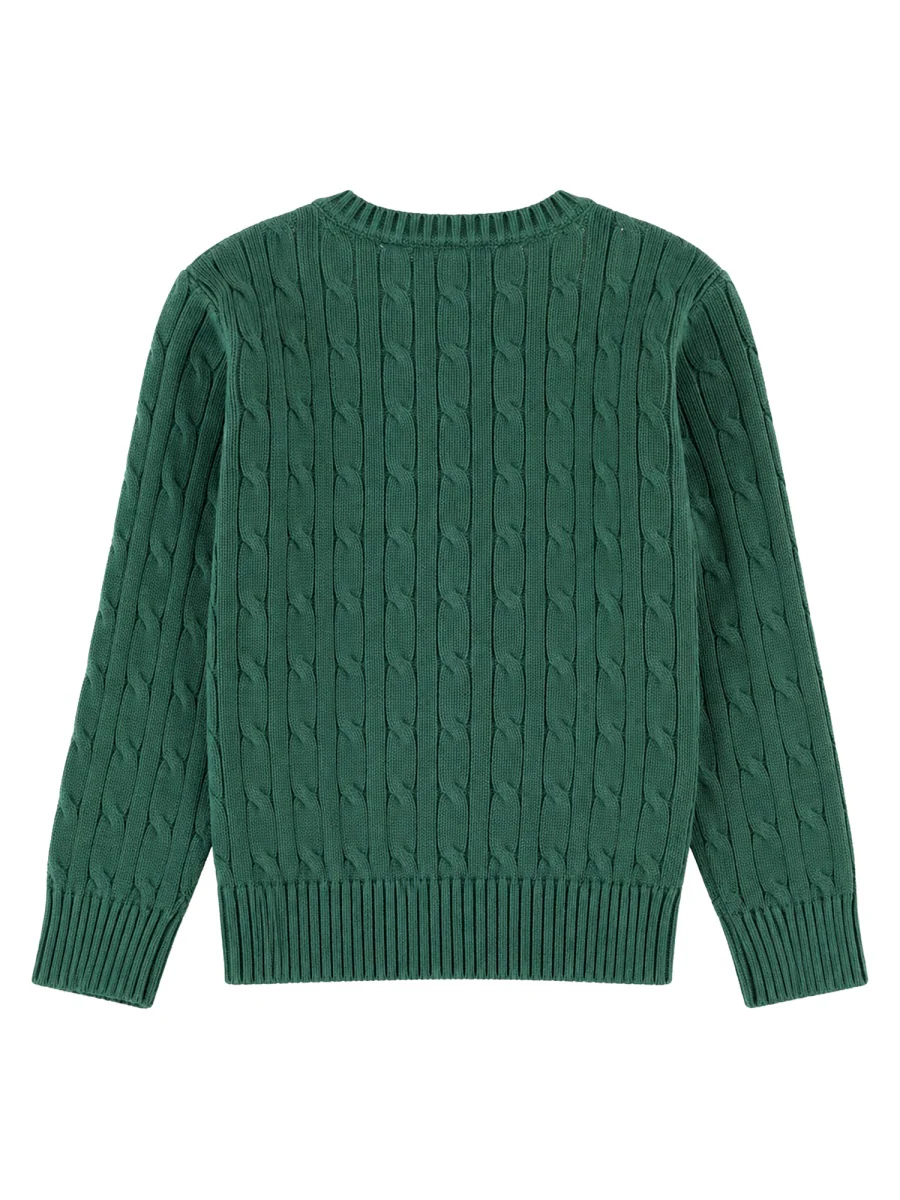 Polo Ralph Lauren Cable Knit Long Sleeve Mini Sweater for Baby - Image 4