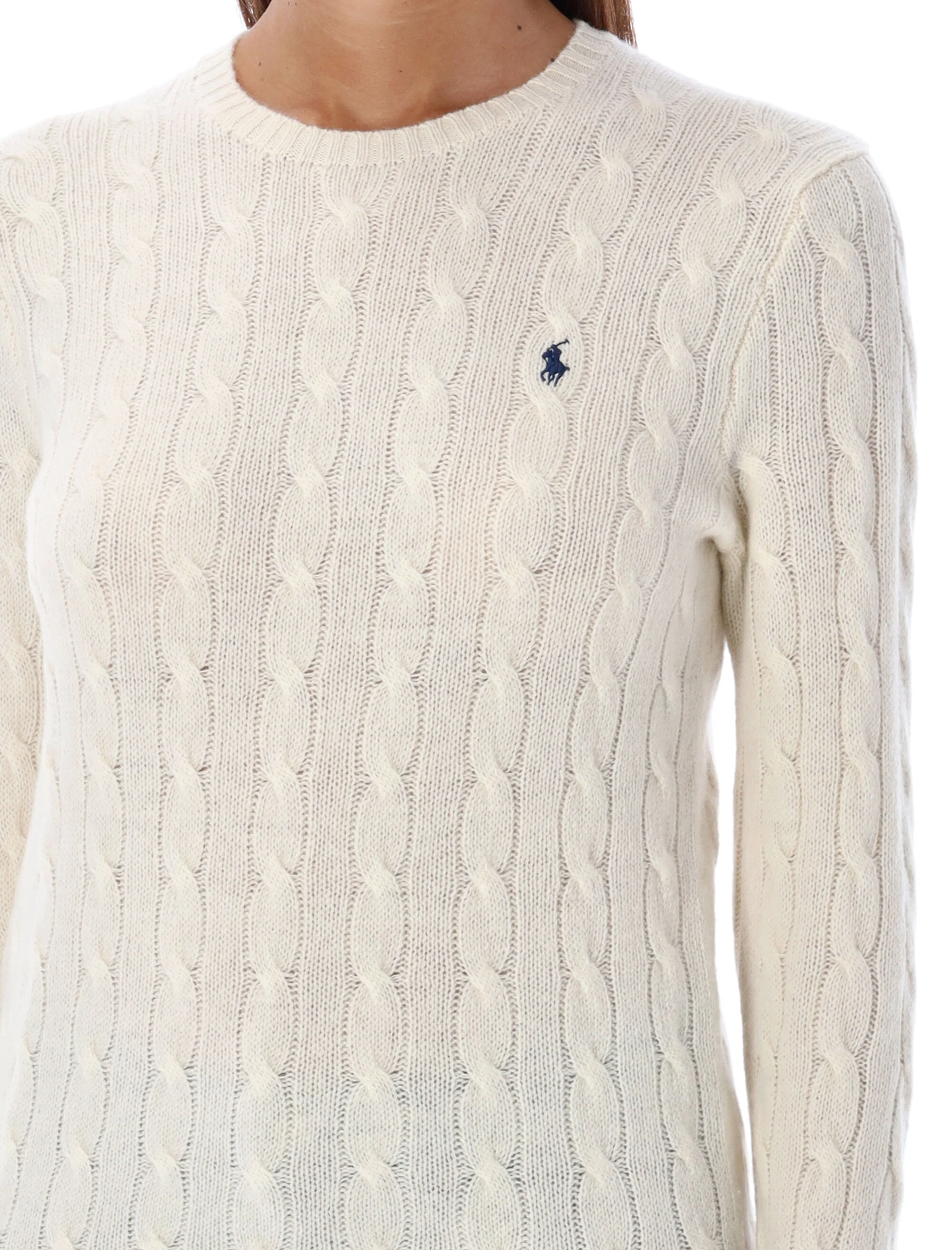 Polo Ralph Lauren Cable Knit Sweater with Ribbed Trims - Size S - Image 3