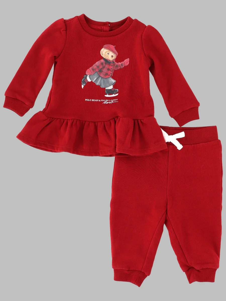 Polo Ralph Lauren Girls Mini Knit Jumper & Set Outfit