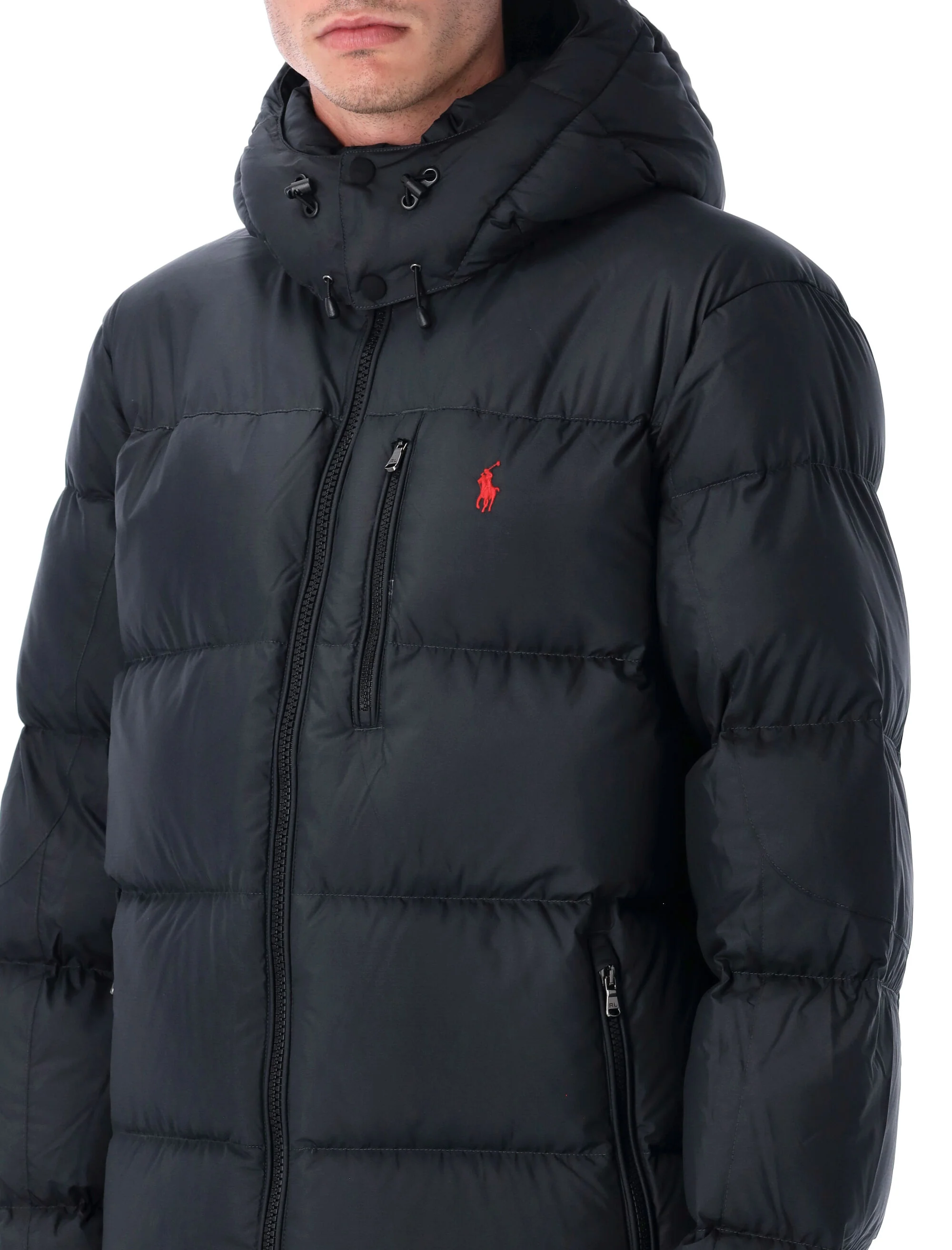 Polo Ralph Lauren Gorham Down Jacket with Mockneck, Zip-Off Hood & Storm Guard - Image 3