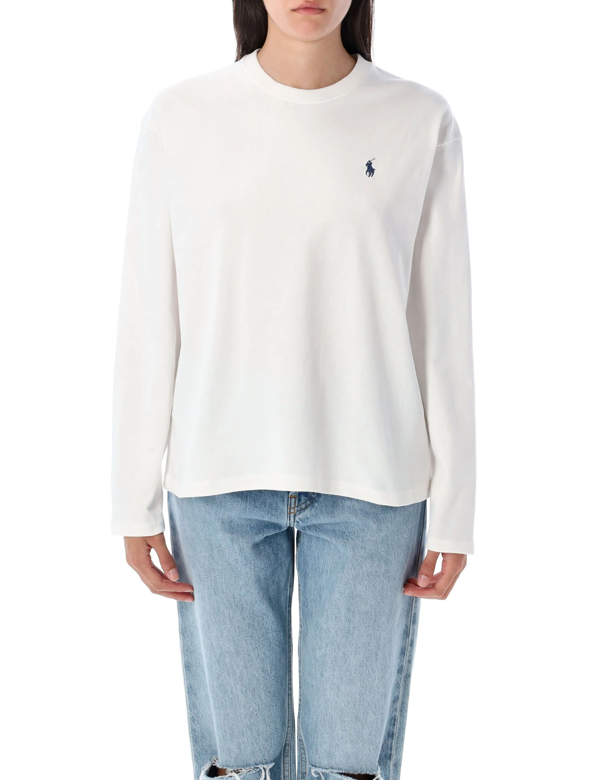 Polo Ralph Lauren Long Sleeve Cotton T-Shirt - Size S