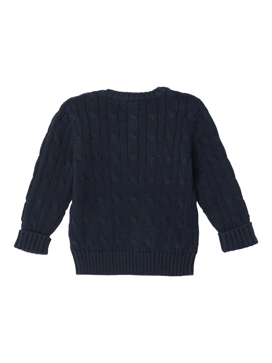 Polo Ralph Lauren Mini Cable Knit Long Sleeve Sweater - Image 4