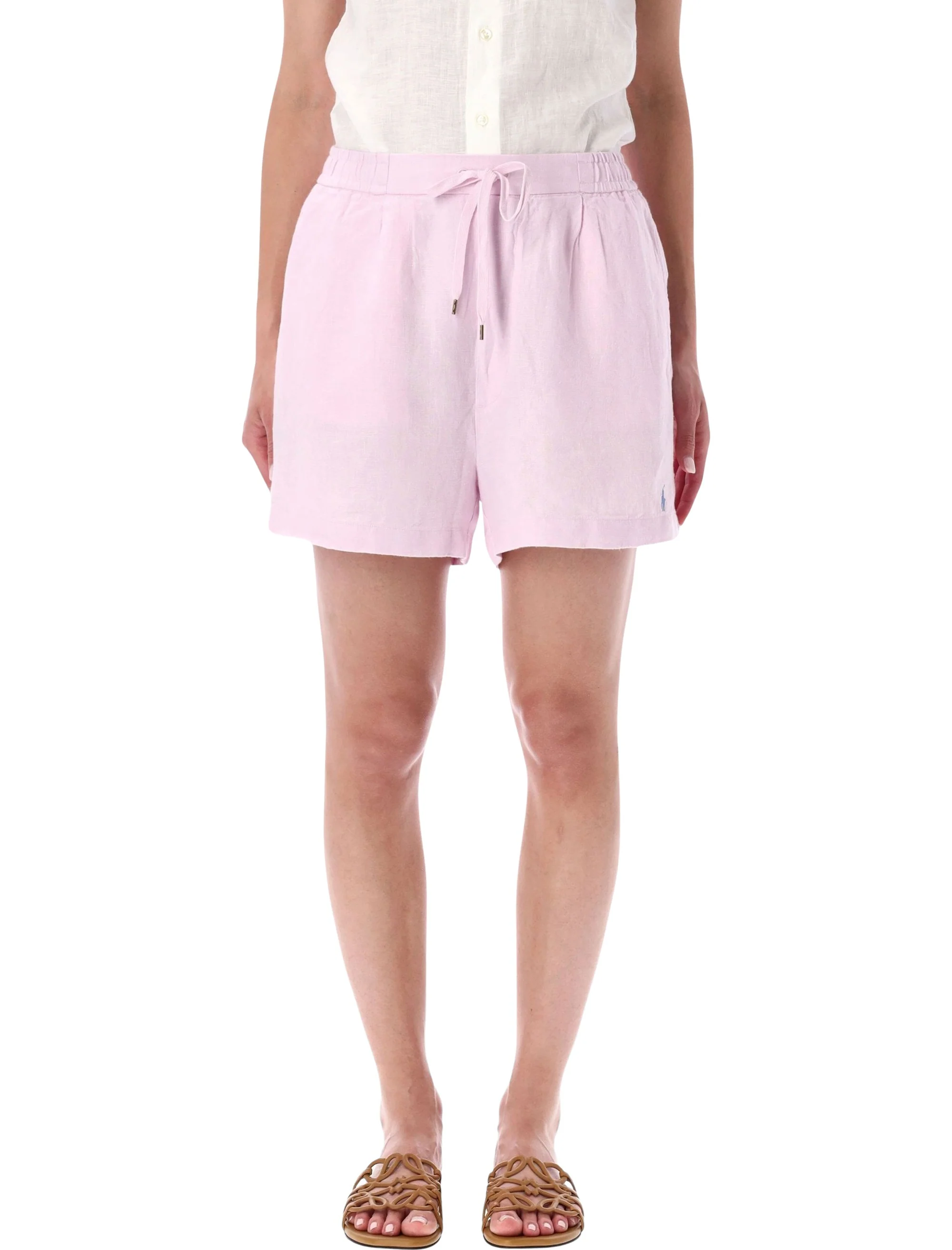 Polo Ralph Lauren Refined Relaxed Fit Linen Shorts - Size S