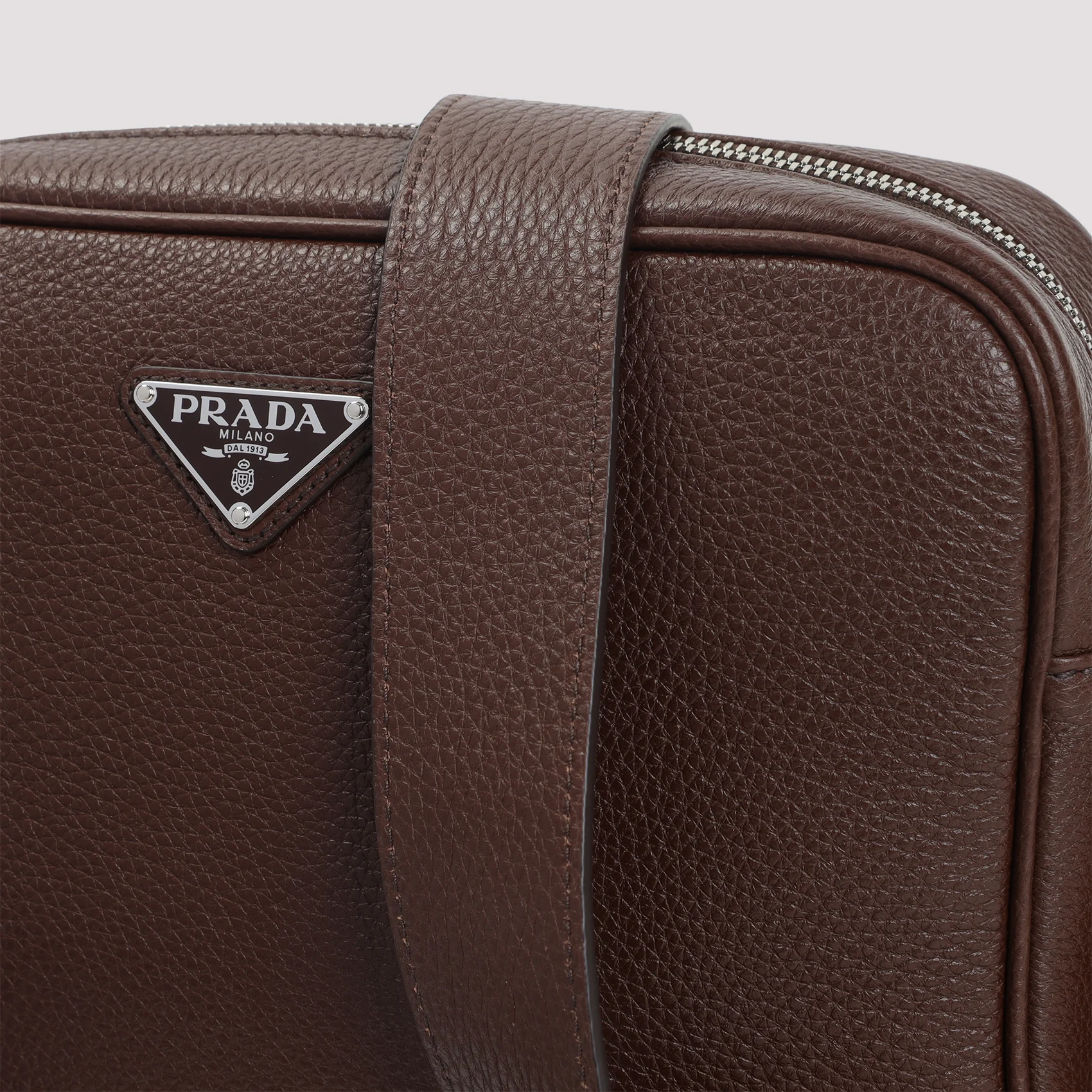 Prada Leather Square Shoulder Bag - Image 5