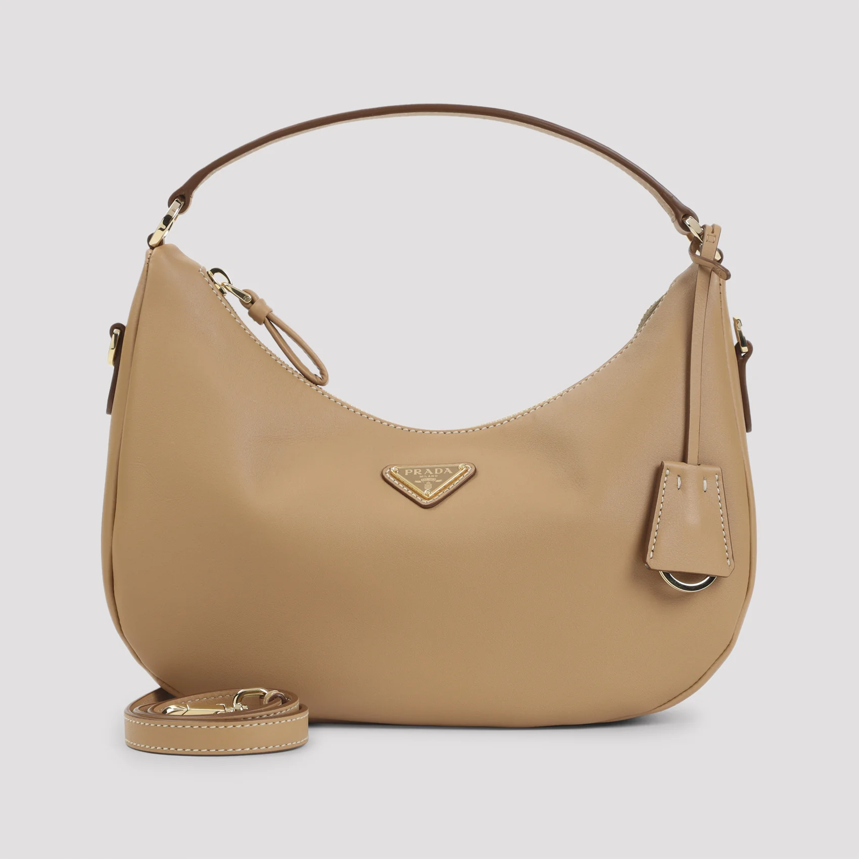 Prada Mini Leather Handbag - W:26.5cm H:14.5cm D:6cm - Image 3