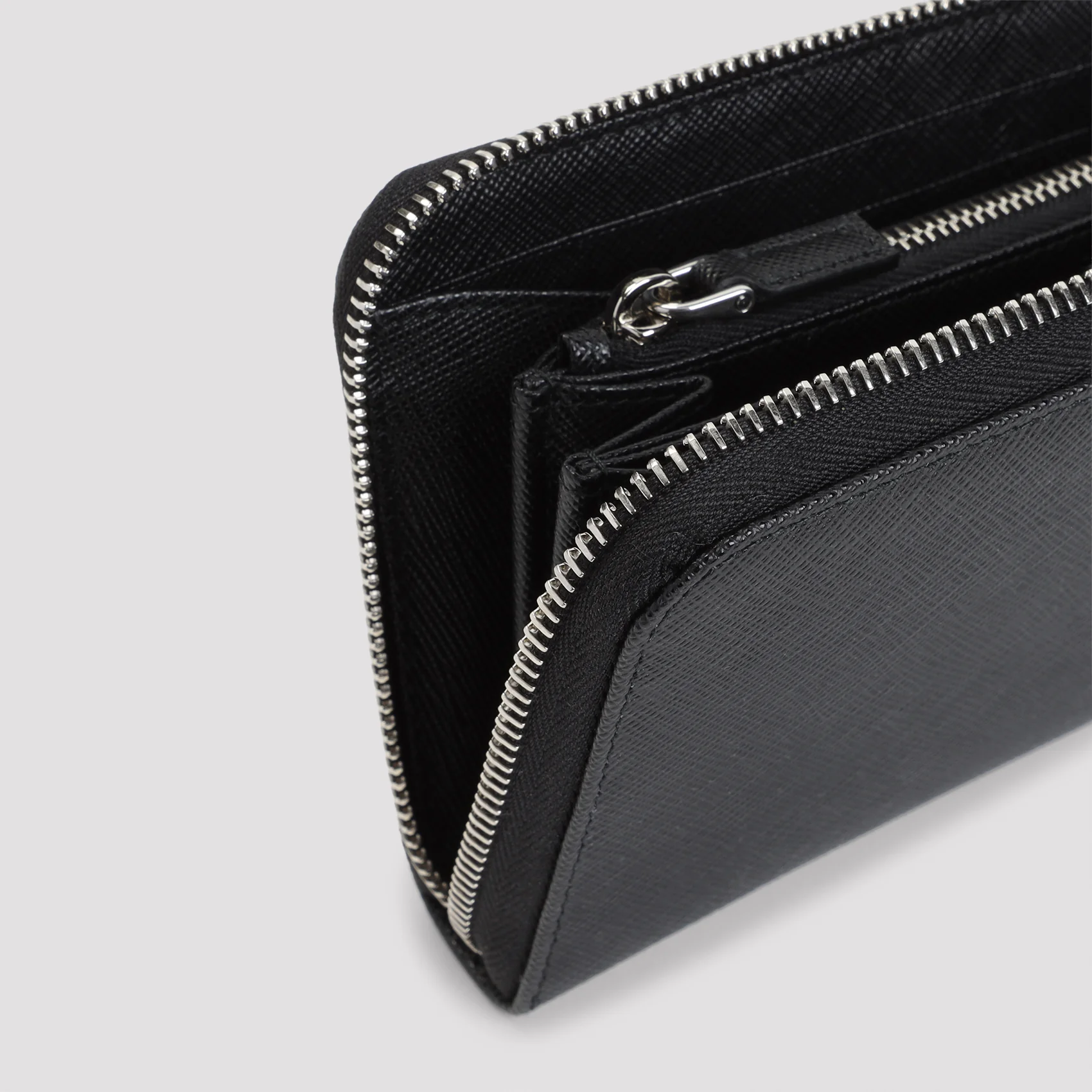 Prada Saffiano Mini Zip-Around Wallet, 20cm x 10cm x 2cm - Image 5