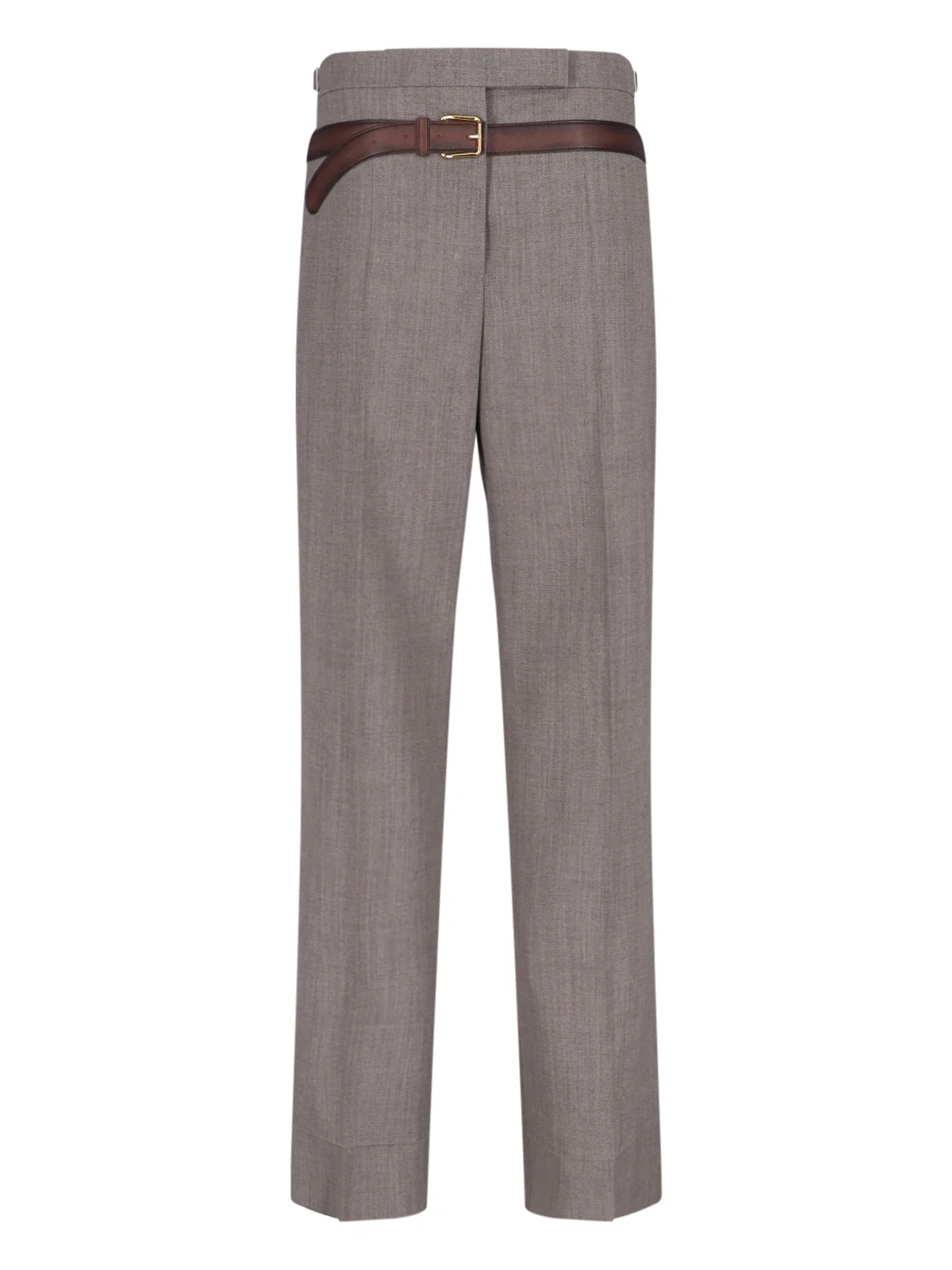 Prada Tailored Wool-Blend Trousers