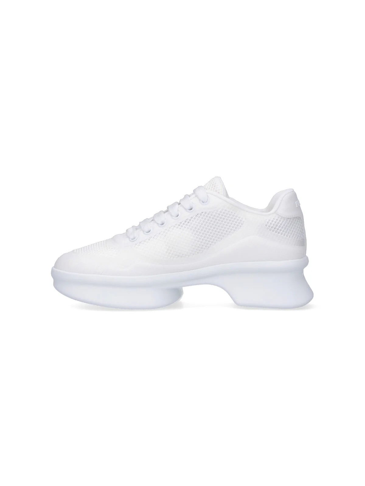 Prada Women’s Leather & Fabric Sneakers - Image 3
