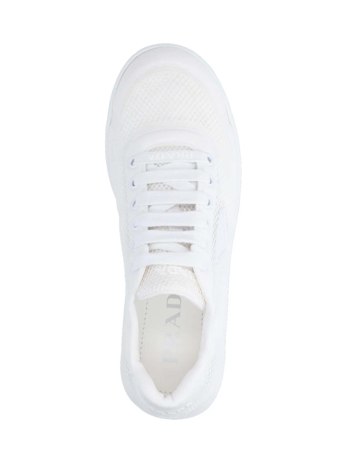 Prada Women’s Leather & Fabric Sneakers - Image 5