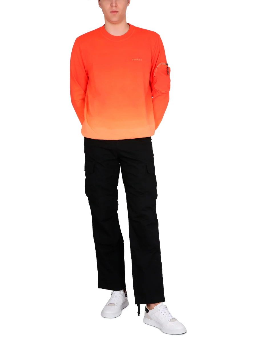 PREMIATA Logo-print Gradient Sweatshirt - Image 2