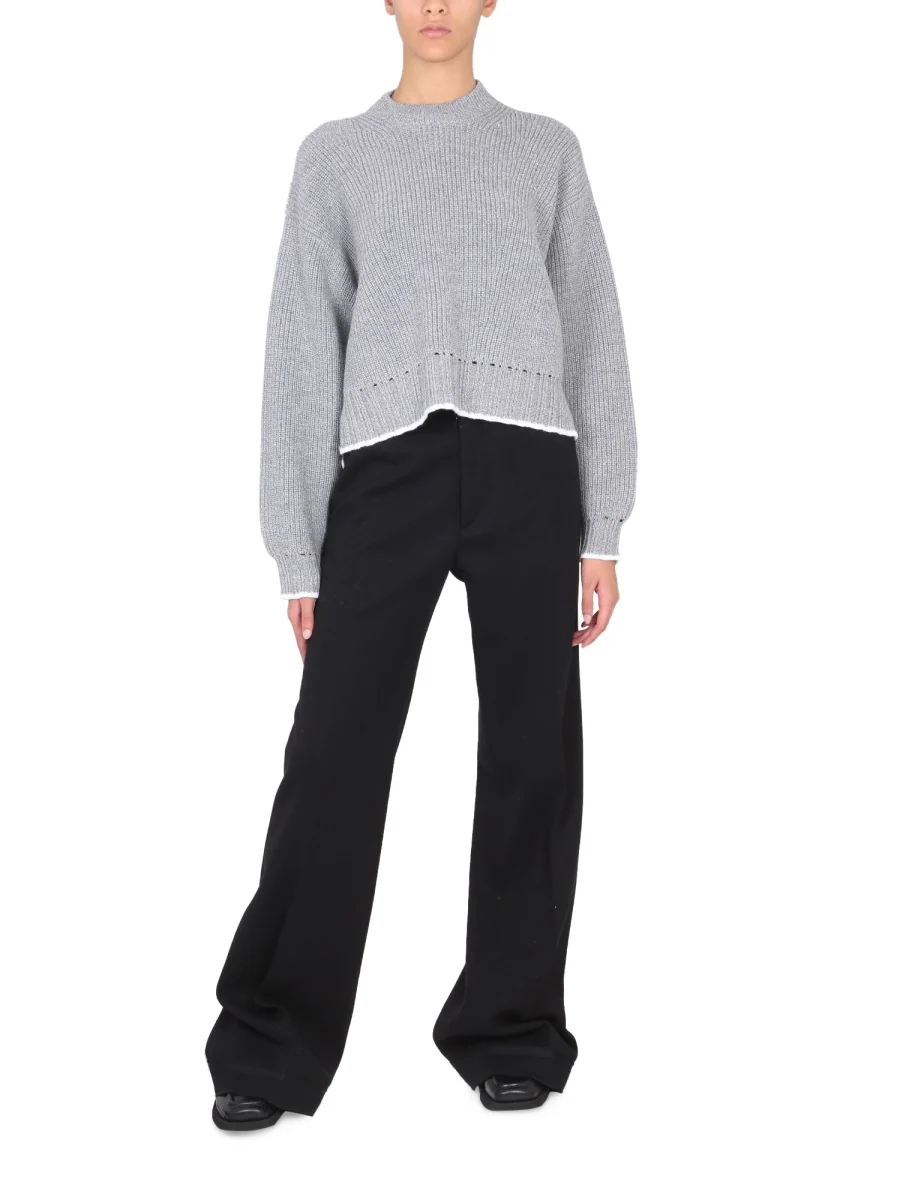 PROENZA SCHOULER WHITE LABEL Turn-Neck Wool T-Shirt for Women - Image 2