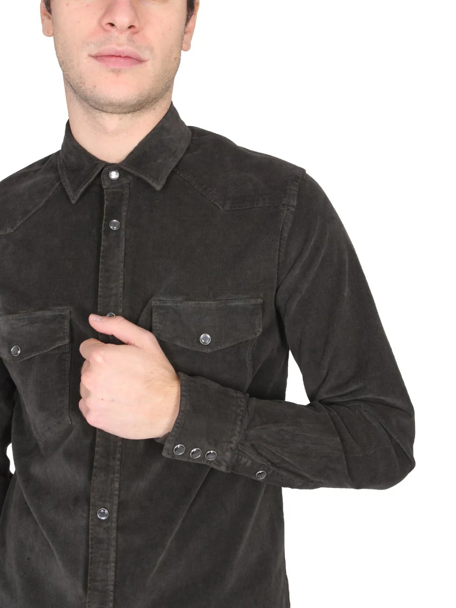 Pt Torino Classic Collar Snap Closure Shirt - Image 4